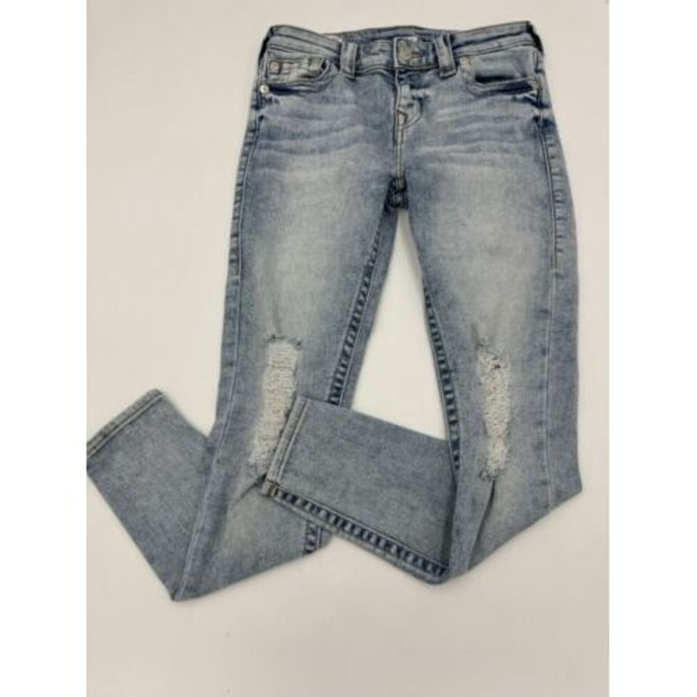 True Religion Mid Rise Super Skinny 28 (HALLE)
